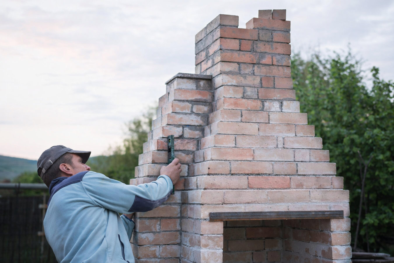 Fireplace installation