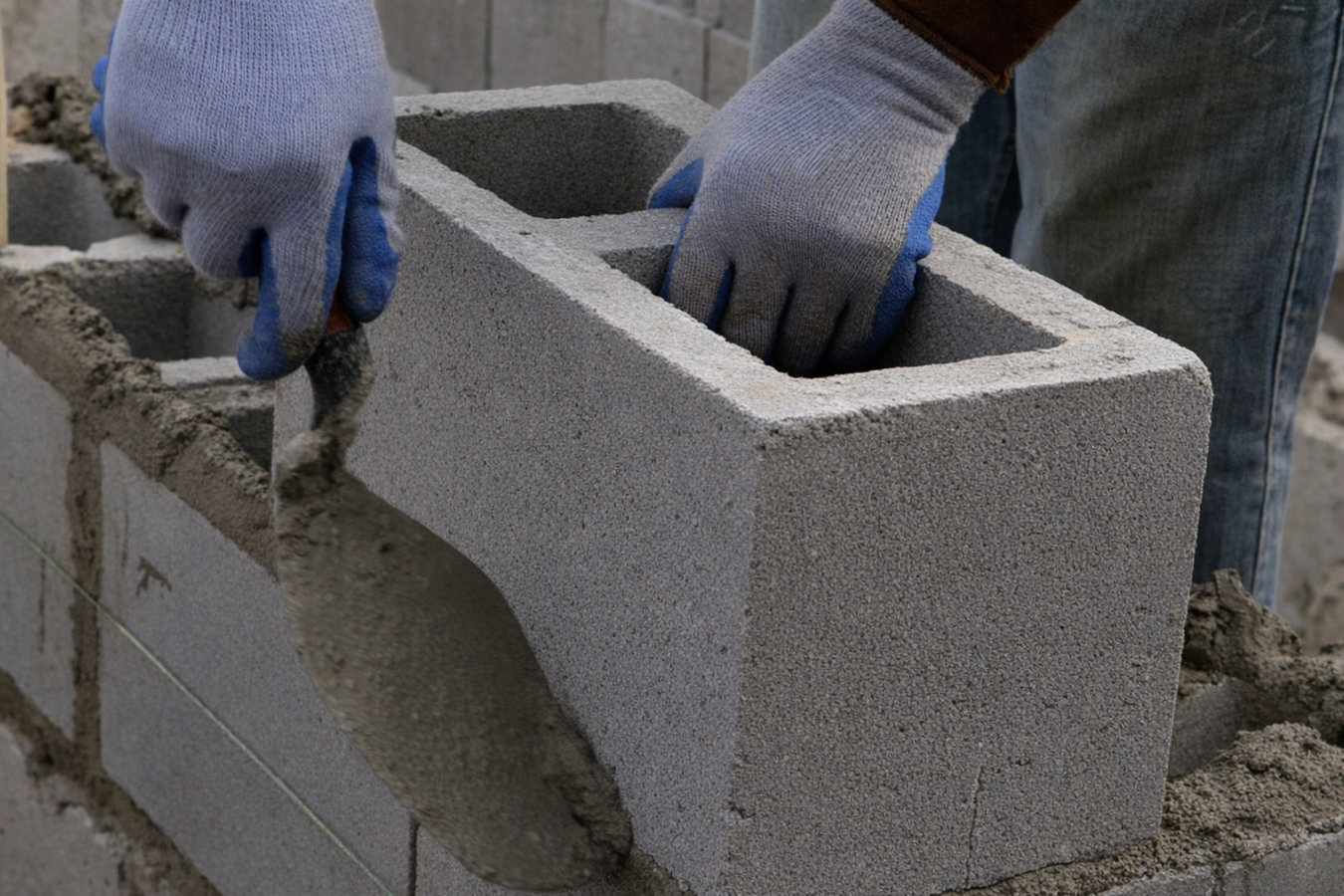 Foundation block wall installation in San Bernardino, CA
