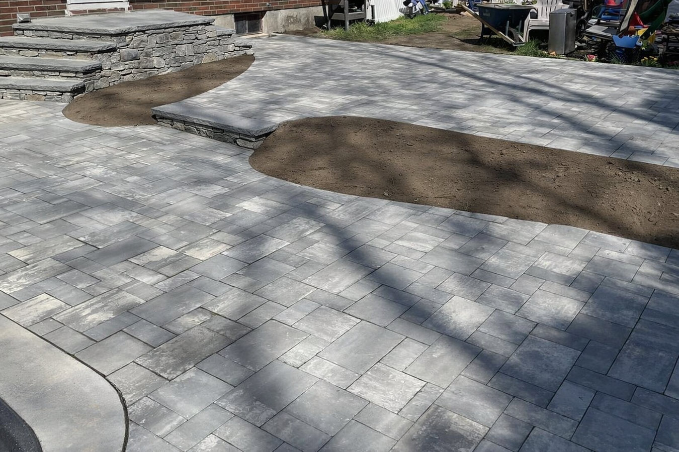 Walkway construction in San Bernardino, CA